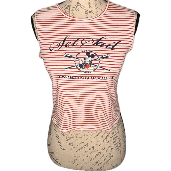 Loungefly Tops - Disney Yachting Society Crop Top “ Set Sail”